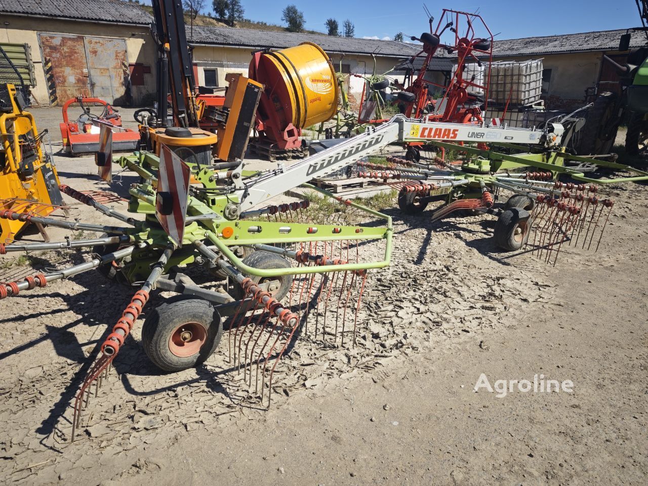 2012 Claas Liner 650 Twin Hay - Rake for sale — view 2