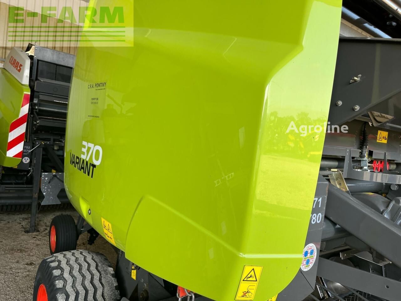 2016 Claas Variant 370 RF Hay - Square Baler for sale — view 2