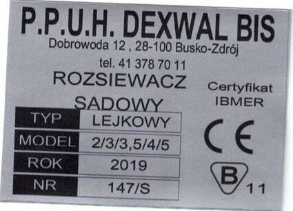 2026 Dexwal Rozsiewacz NAW Spreader - Self Propelled for sale — view 5