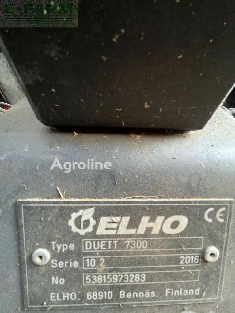 2016 Elho Duett 7300 Hay - Mower for sale — view 3