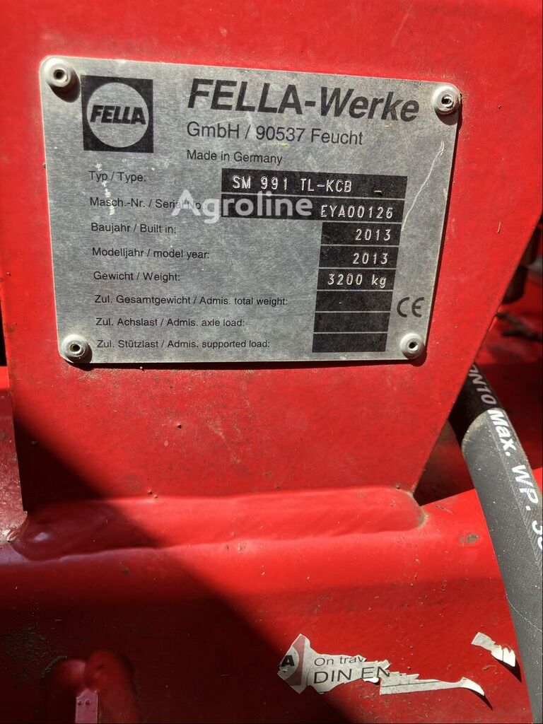 2013 Fella 991 TL-KCB Hay - Mower for sale — view 5