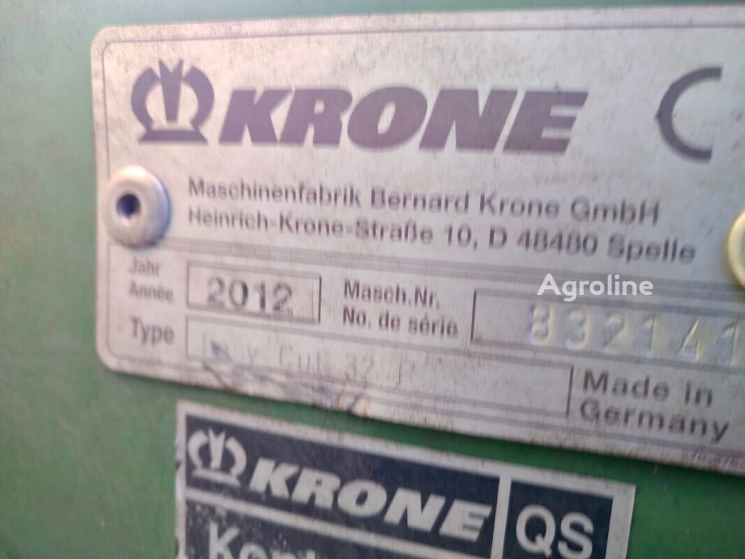 2012 Krone Easycut 32 P Hay - Mower for sale — view 5