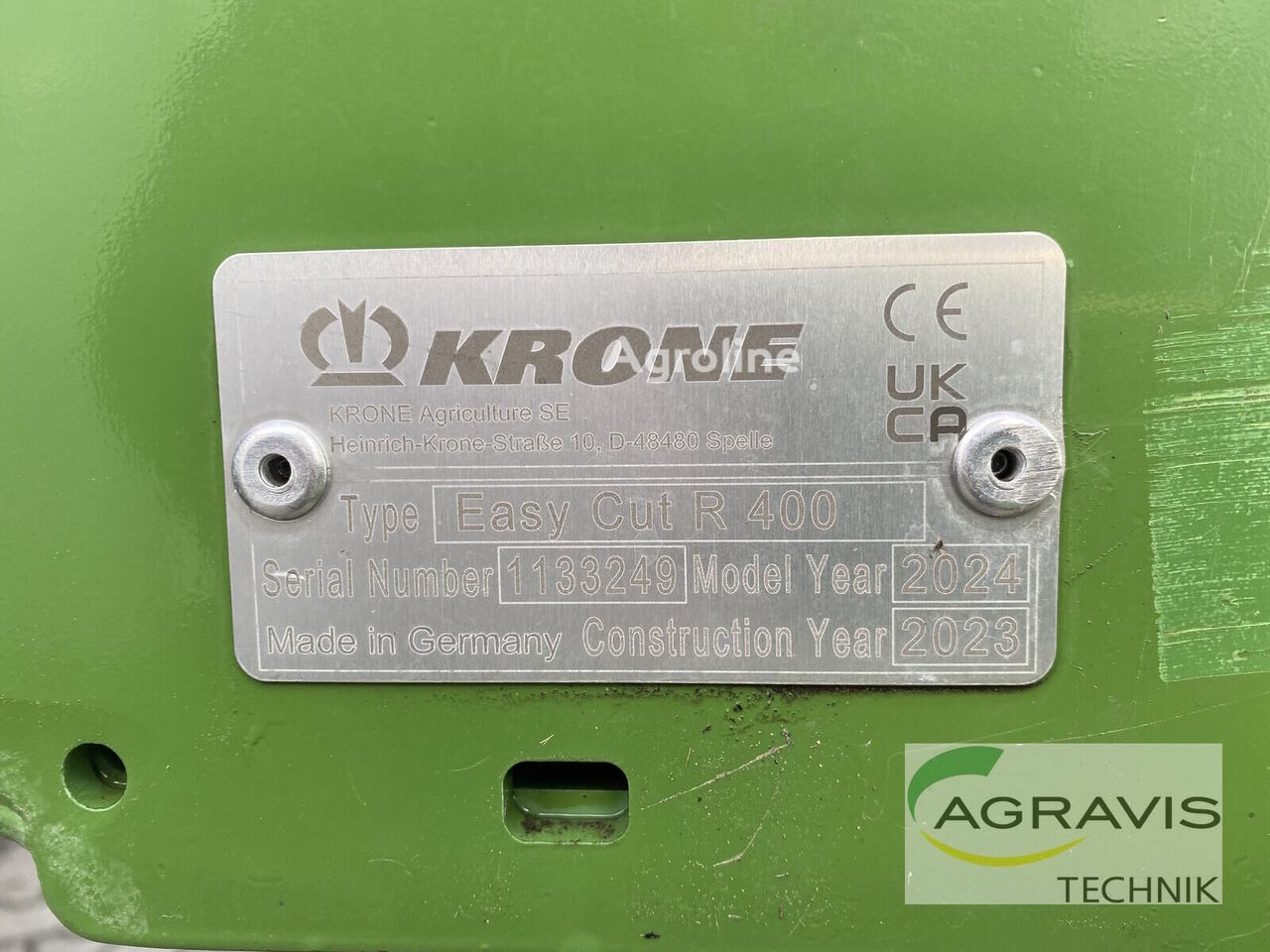2023 Krone Easycut R 400 Hay - Mower for sale — view 3