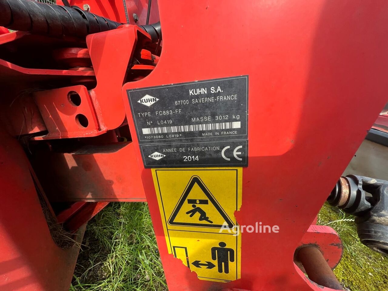 2014 Kuhn FC 883-FF Hay - Mower for sale — view 4