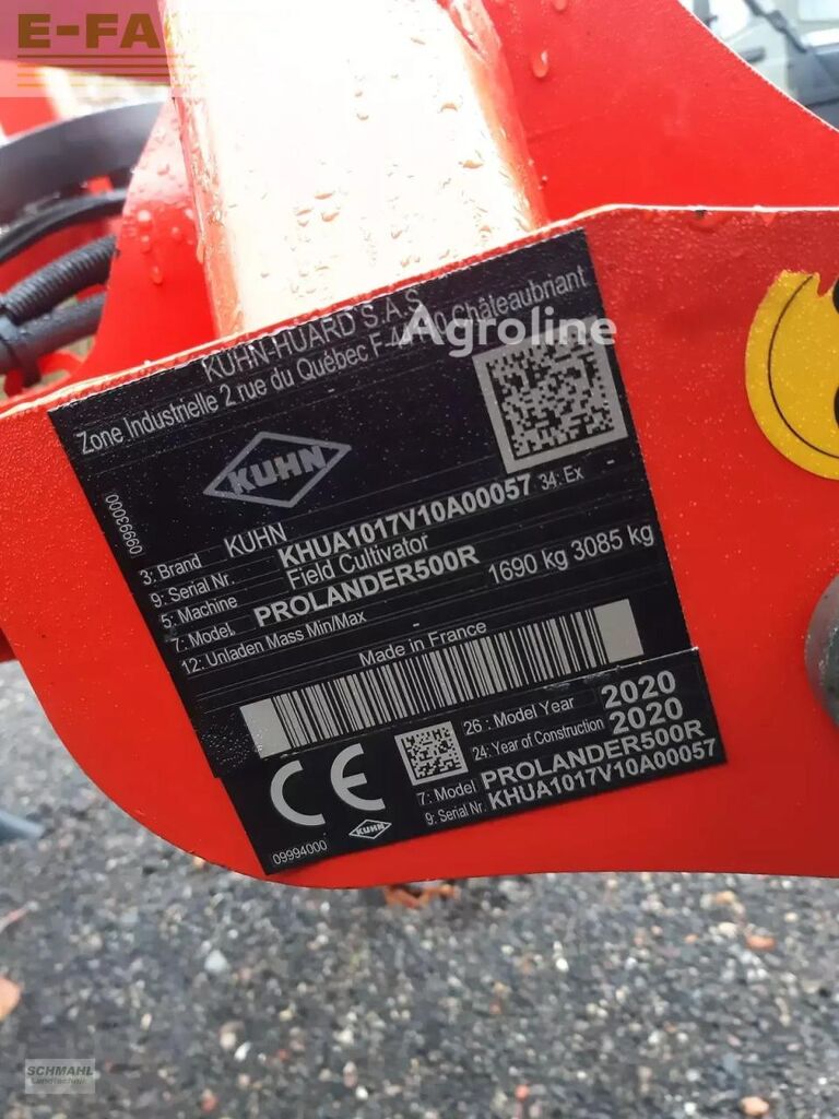 2020 Kuhn Prolander 500 Tillage - Cultivator for sale — view 2