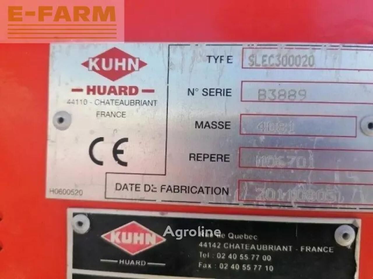 2011 Kuhn Speedliner Planting - Seed Drill for sale — view 3
