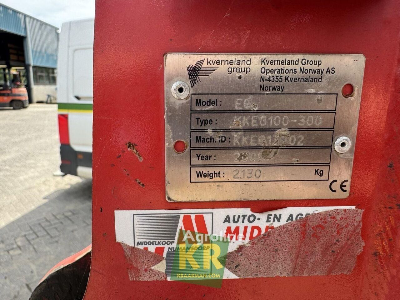 2008 Kverneland EG 100-300 Tillage - Plough for sale — view 2
