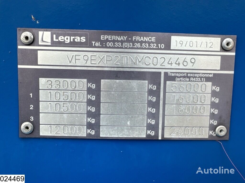Legras Openlaadbak WO Semi Trailer - Timber for sale — view 3