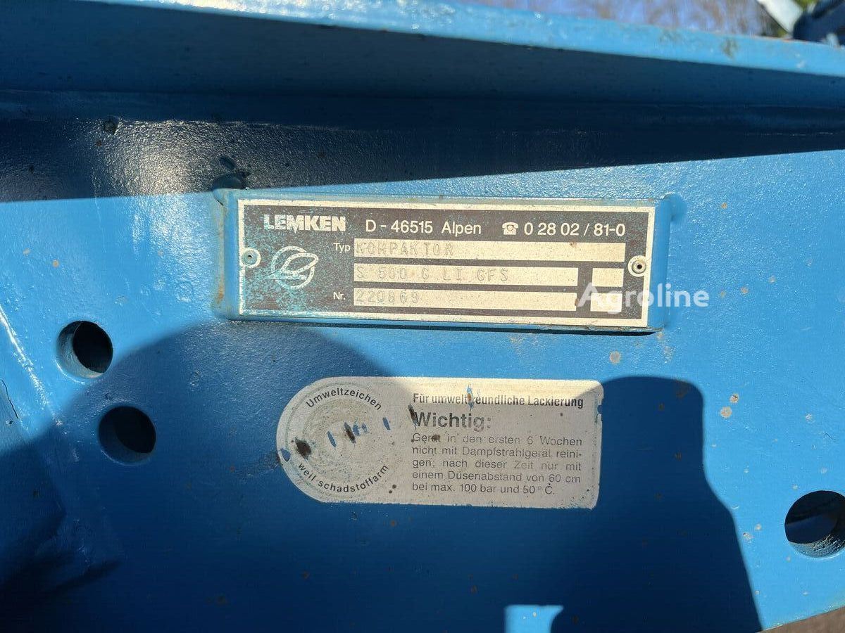 2010 Lemken Gigant 1000 Tillage - Cultivator for sale — view 2
