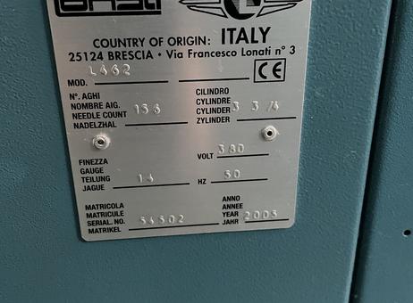 2005 Lonati 462 S Knitting for sale — view 3