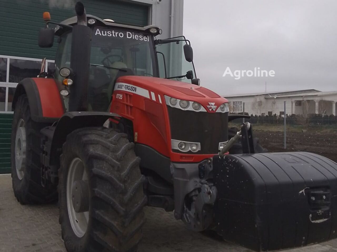 2017 Massey Ferguson 8735 S DYNA-VT Tractor - Wheel for sale — view 3