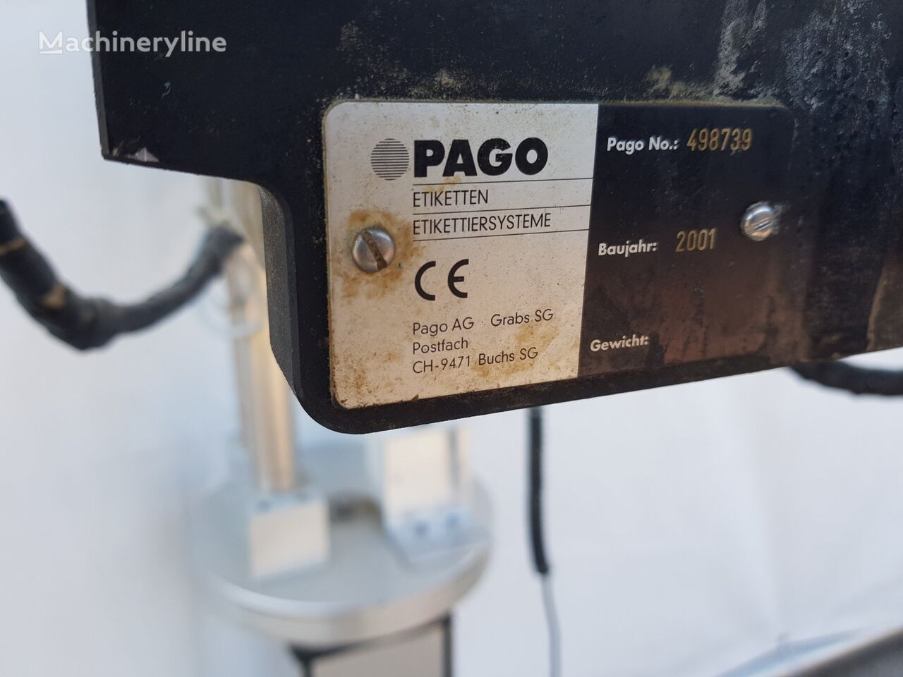 Pago CH-9472 Grabs Labeling Machine for sale — view 3