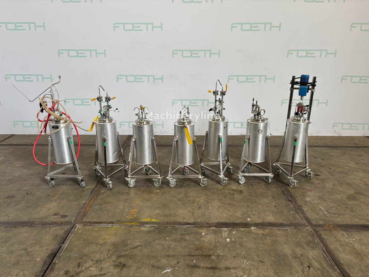 7x 20l Pressure vessel Tank Container for sale