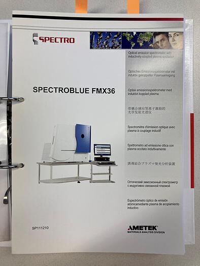 AMETEK SPECTROBLUE FMX 36 Laboratory Equipment for sale — view 3