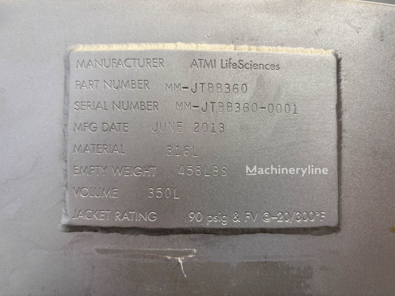 ATML LifeSciences magnet mixing vessel - Mixer Blender for sale — view 5