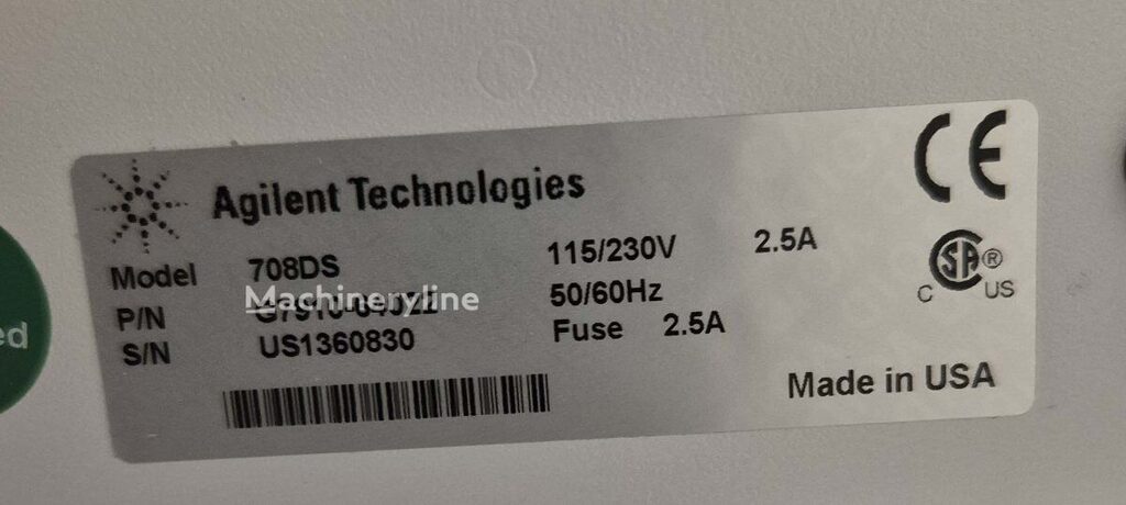Agilent Technologies 708DS Laboratory Equipment for sale — view 5