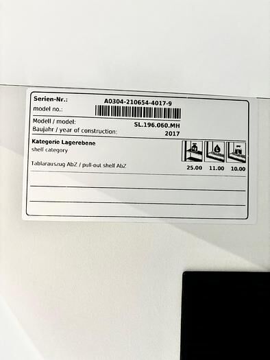 2017 Asecos SL.196.060.MH Laboratory for sale — view 3