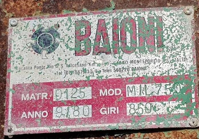 1980 Baioni Mill 750 Quarry - Crusher for sale — view 5