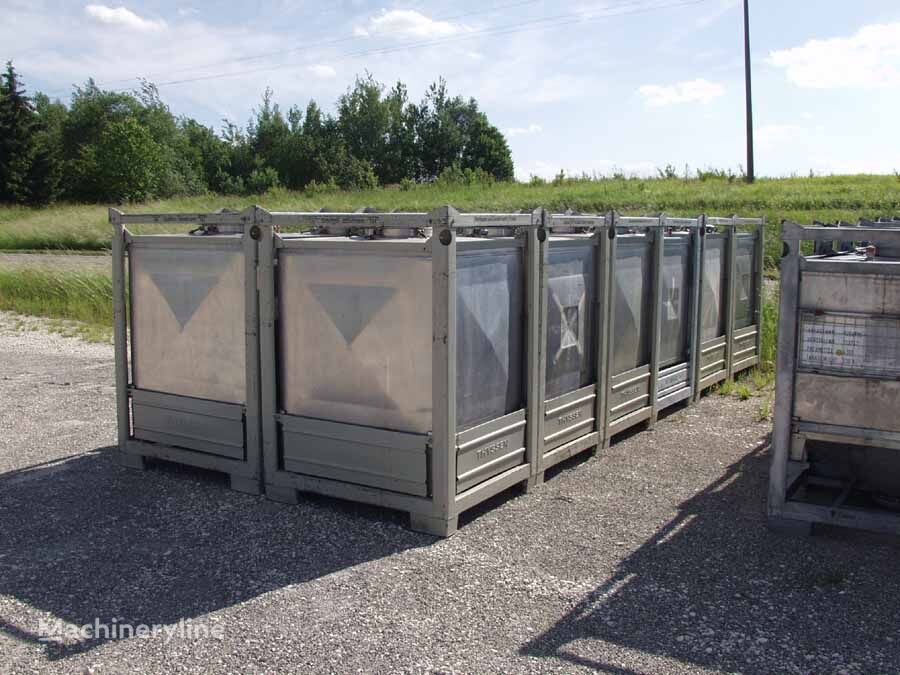Blefa und Hausach 1 cbm Aluminium Container Tank Container for sale — view 2