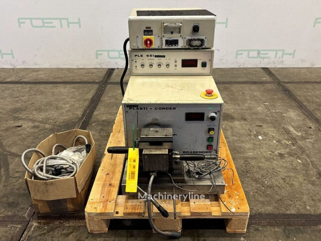 Brabender PLASTI-CORDER Laboratory for sale