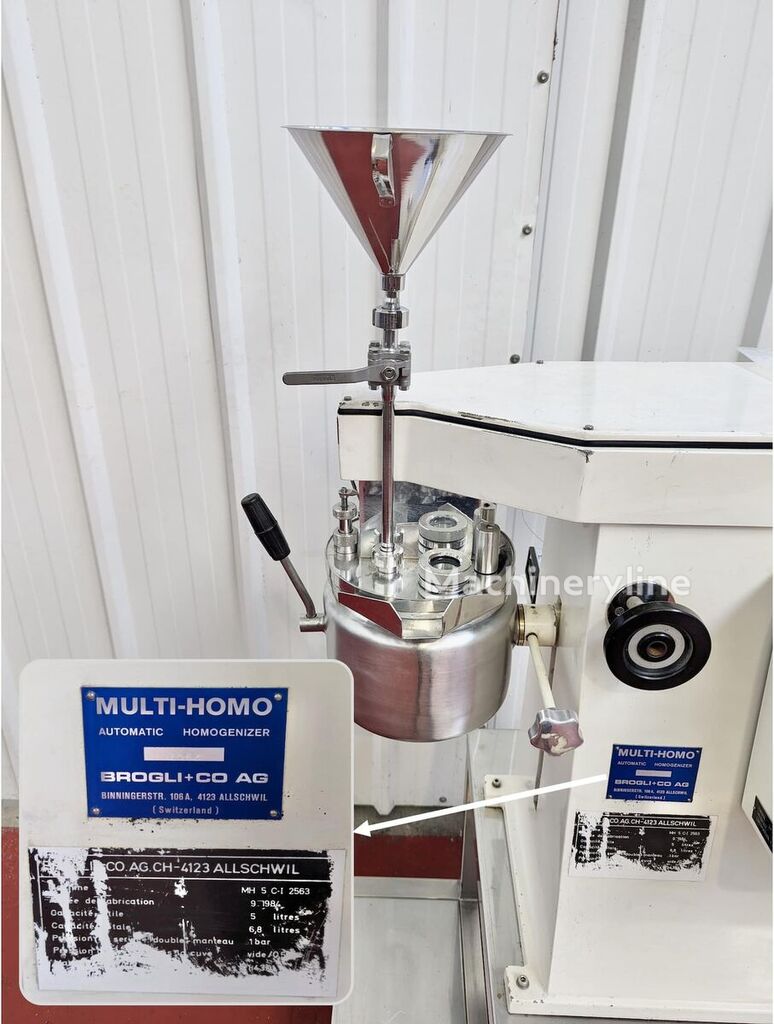 Brogli + CO AG Multi-Homo 5 CI 2563 Mixer Blender for sale — view 3