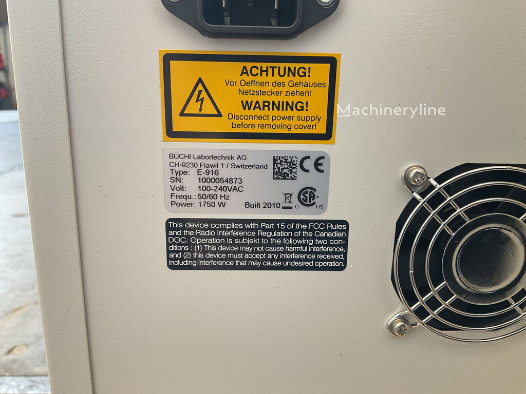 2010 Buchi E-916 Speed EX Laboratory for sale — view 4
