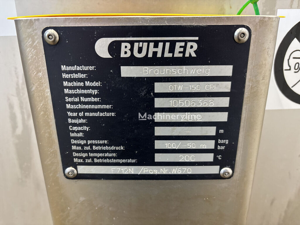 2012 Buhler OTW-150 CRF FL Dryer for sale — view 4