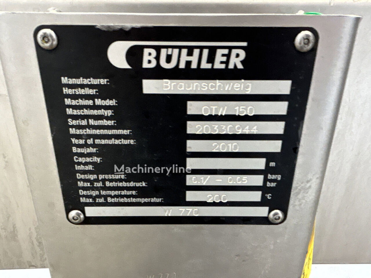 2010 Buhler OTW 150 - Flui Mixer and Blender for sale — view 4