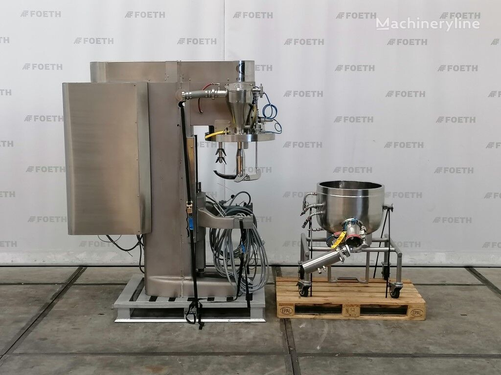 Collette (BE) GRAL 75 Vactron Microwace Drying and Solvent Recov Mixer Blender for sale — view 2