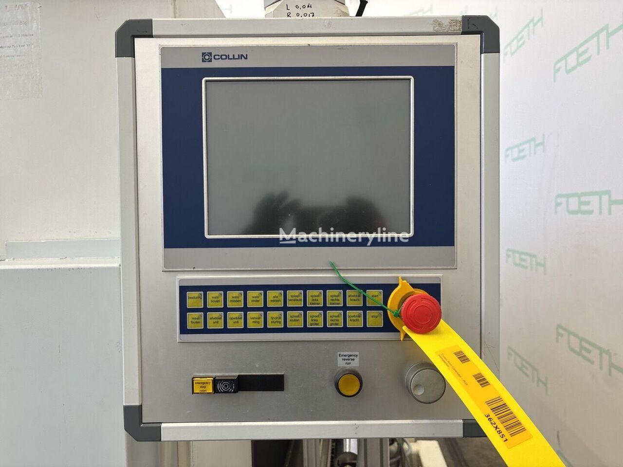 2006 Collin Roll Calander Mixer and Blender for sale — view 4