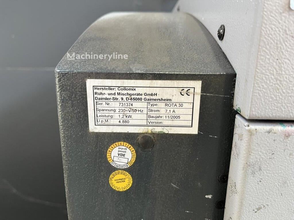 2005 Collomix Rota 30 Mixer and Blender for sale — view 3