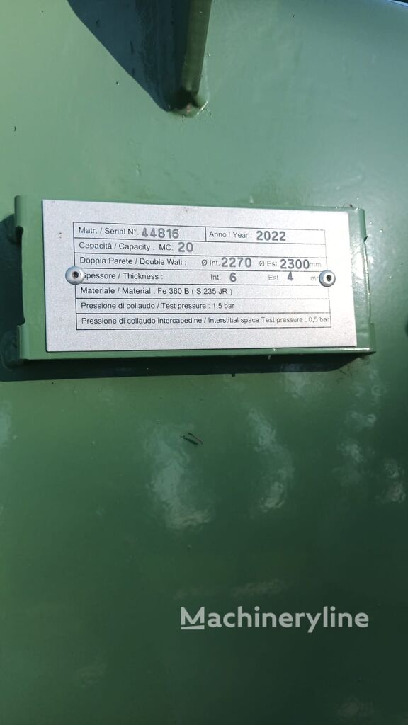 DTO 200 Tank Container for sale — view 2