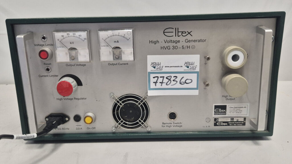 Eltex AG HVG 30-5/H Elektrostatik Laboratory Equipment for sale