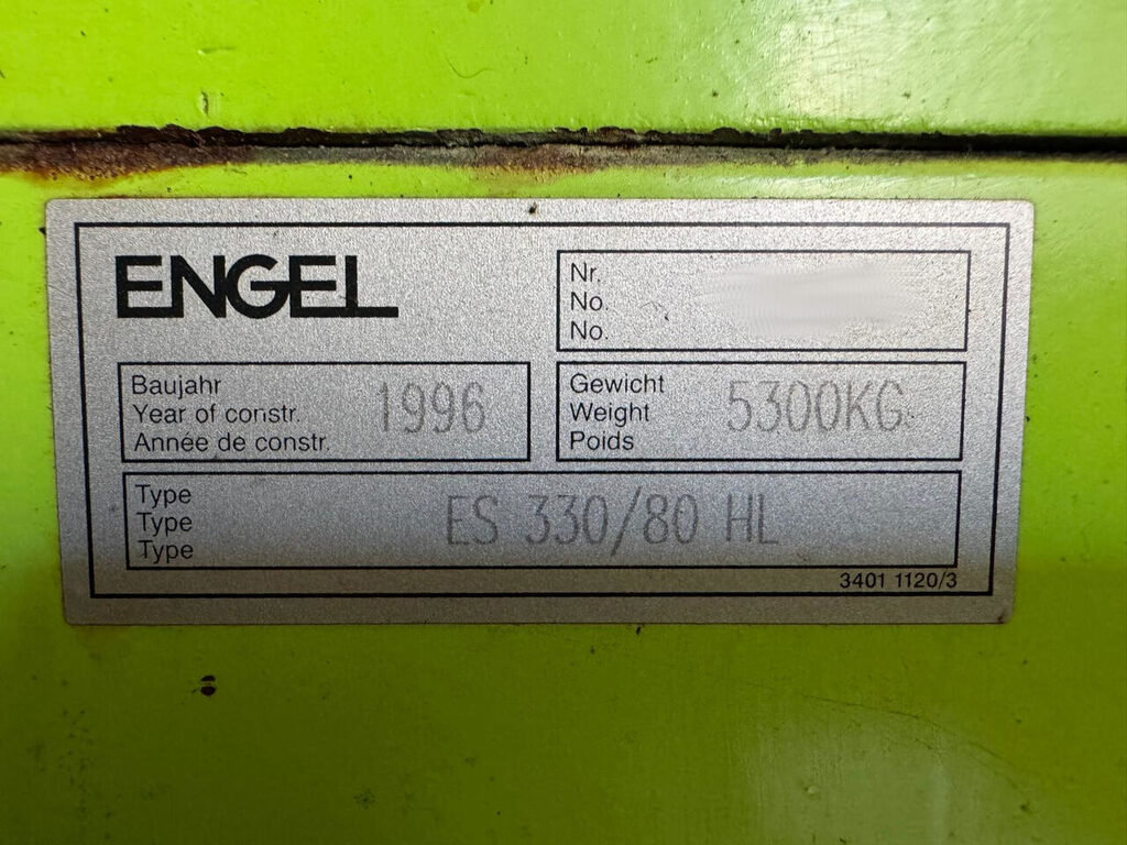 1996 Engel ES 330 80 HL Injection Molding for sale — view 5