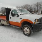 2002 Ford F550 SD Flatbed Truck for sale — view 3
