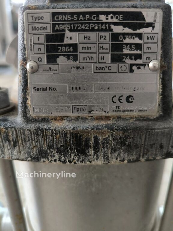 Grundfos CR5-5 A-P-G-E Laboratory for sale — view 5