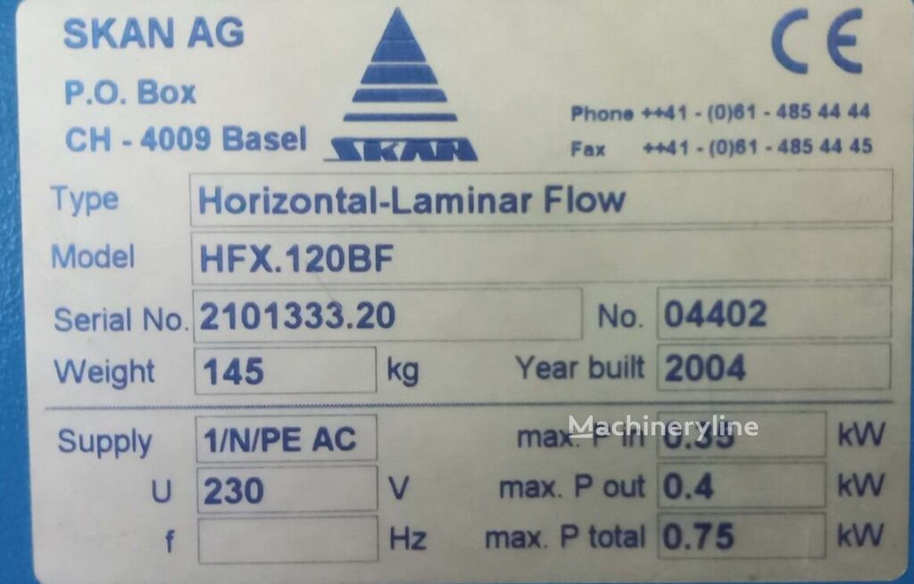 HFX 120BF Laboratory Equipment for sale — view 5