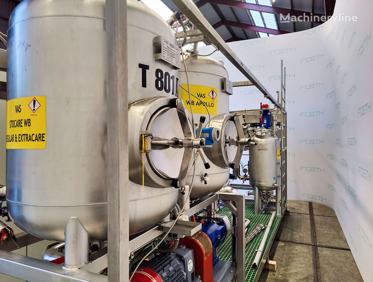 HPV Liquid perfume processing skid Mixer Blender for sale — view 5