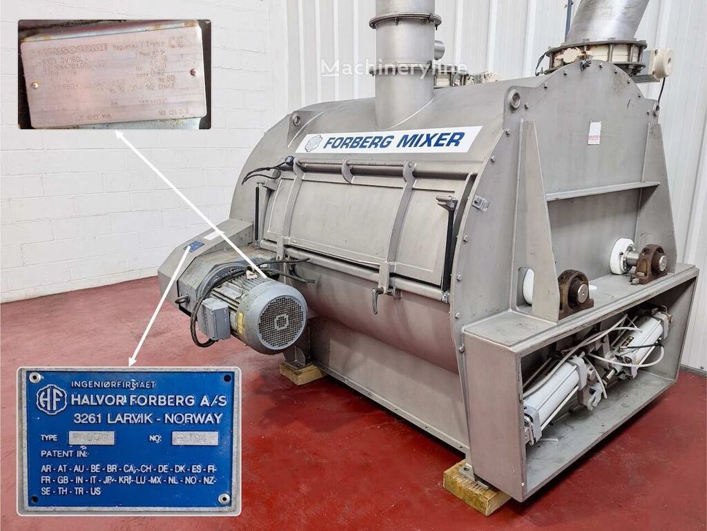 Halvor Forberg A/S F-1000 Mixer Blender for sale — view 2