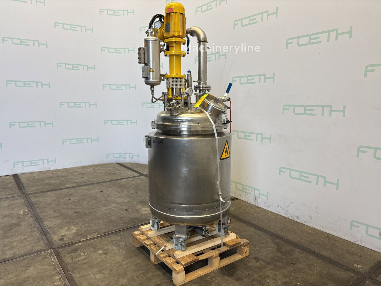 Hermann Waldner 200l - Stirring vessel Mixer Blender for sale — view 3
