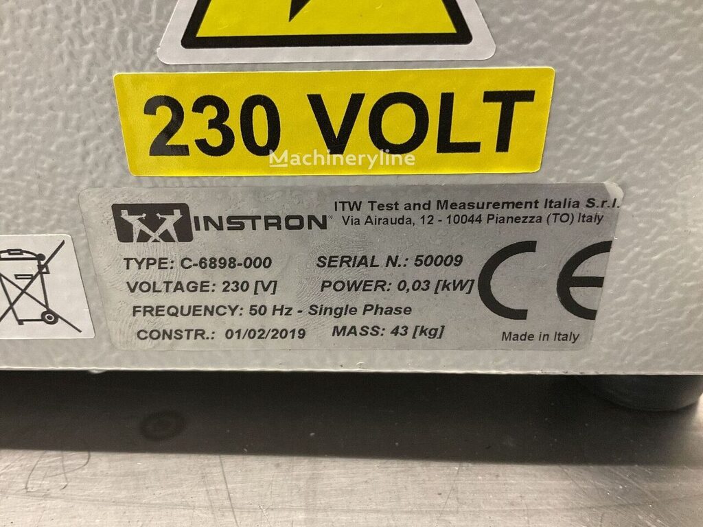 Instron C-6898-000 CEAST Notching Machine - Viscosity test machi Laboratory Equipment for sale — view 4