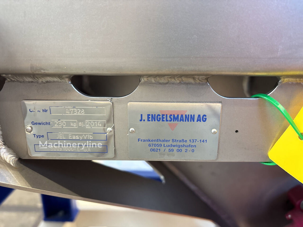J. Engelsmann JEL EasyVib 500x1000-E-GA - Vibro sieve Mixer Blender for sale — view 5