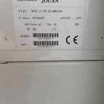 JOUAN MSC.12 NF IX BROSS Laboratory Equipment for sale — view 4