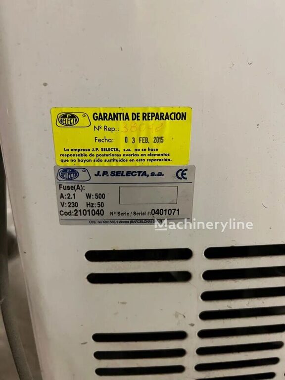 JP Selecta Congelador PAR Laboratory for sale — view 3