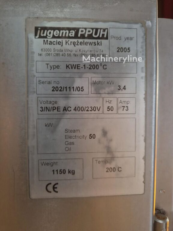Jugema KWE-1 Meat Processing for sale — view 3