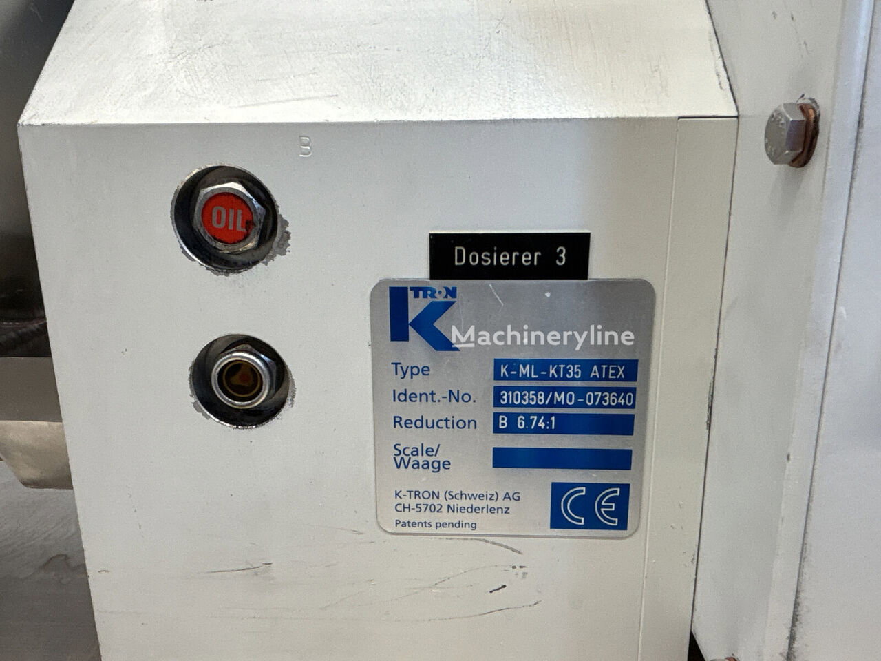 K Tron K-ML-KT35 Atex Mixer and Blender for sale — view 4