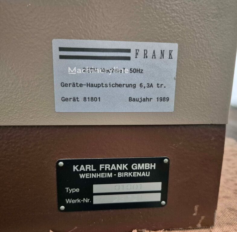 Karl Frank GmbH 81801 Laboratory Equipment for sale — view 5
