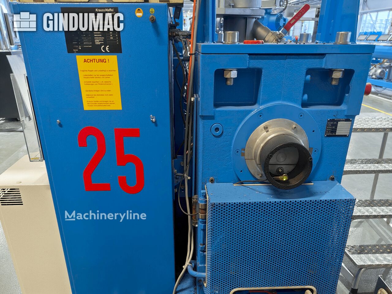 2008 Krauss Maffei KME 75-36 R AC Plastic Extruder for sale — view 2