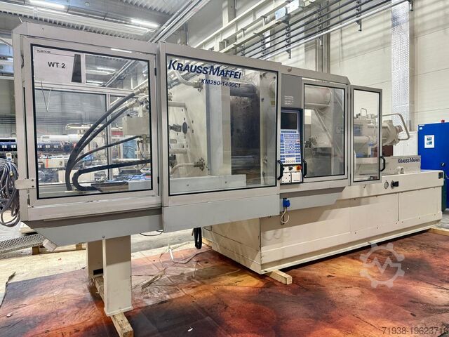 2007 Kraussmaffei KM 250 – 1900 Injection Molding for sale — view 3
