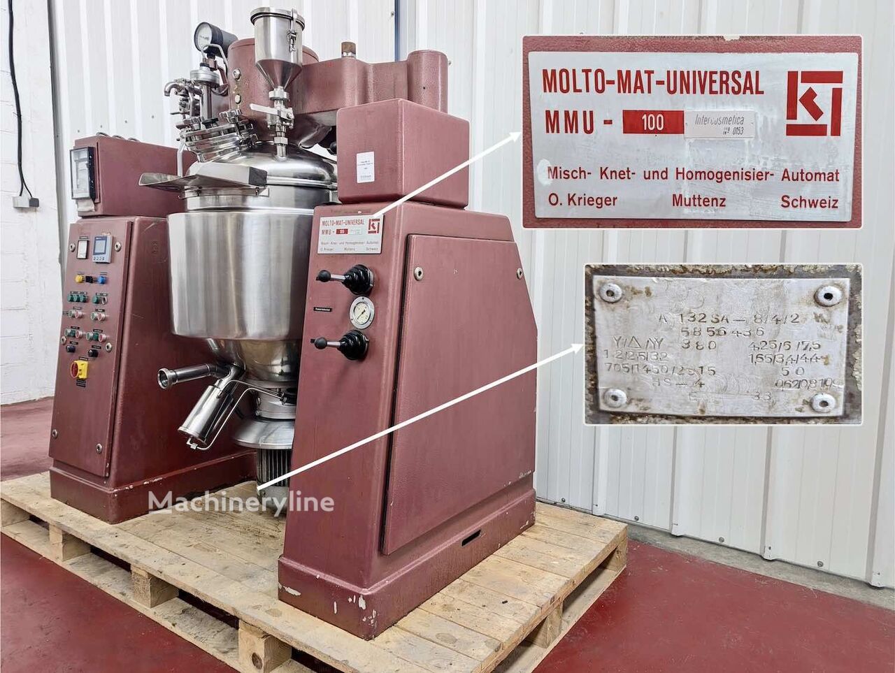 1980 Krieger Molto MAT Univ Mixer and Blender for sale — view 3